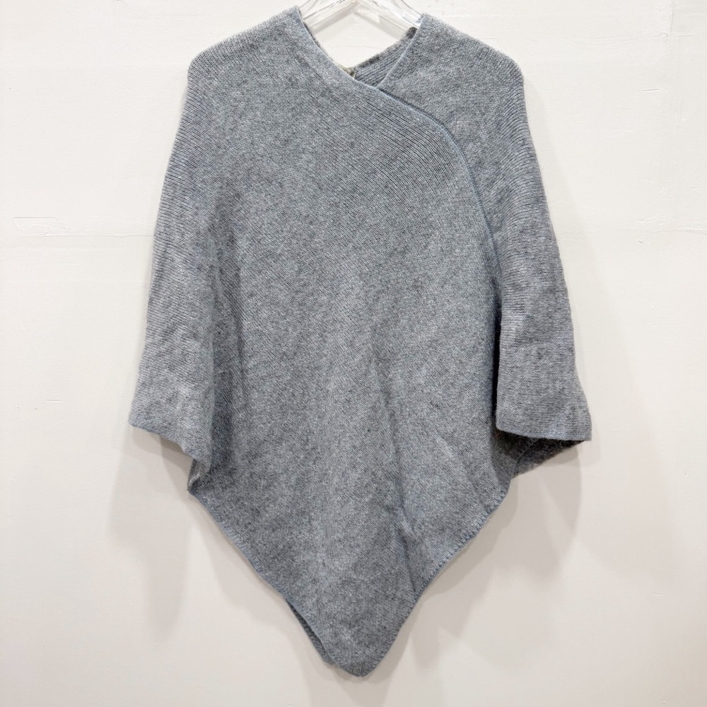 Fratelli Talli Wool Alpaca Blend Knit Poncho Sweater One Size Made In Italy